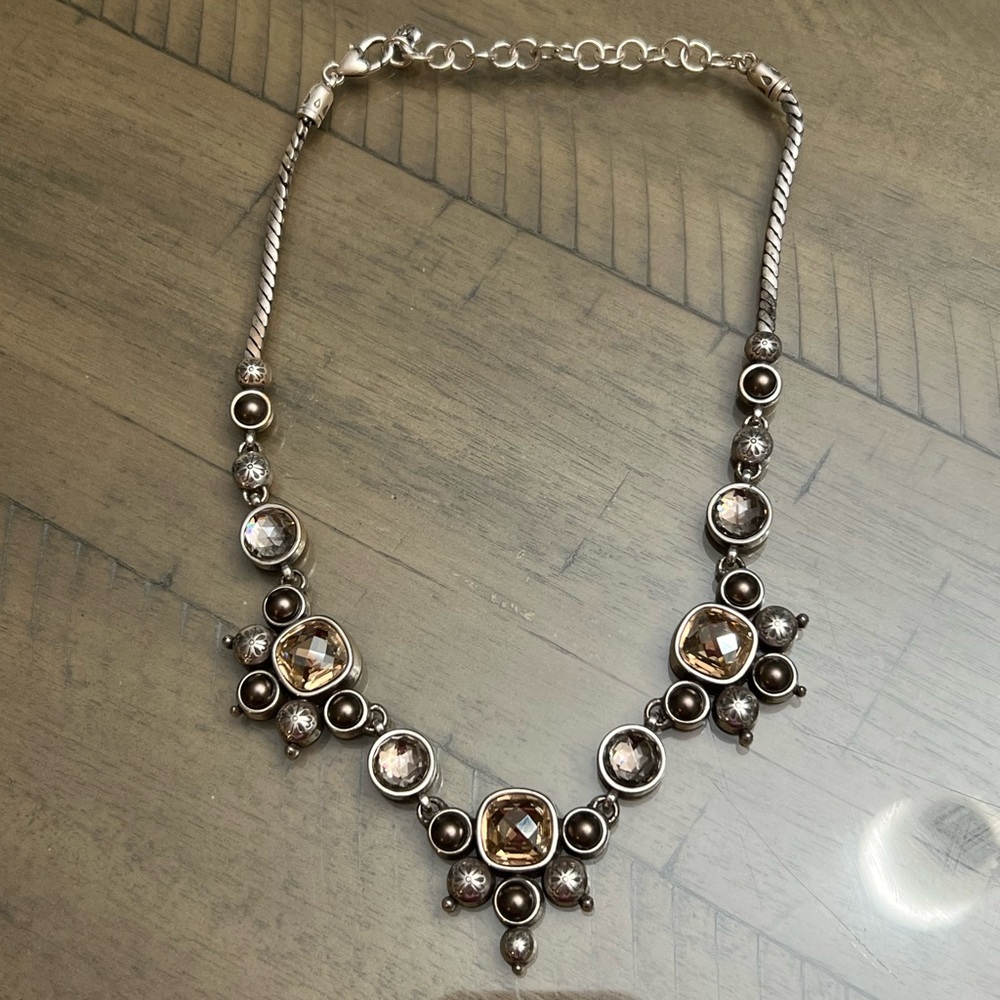Brighton Rhinestone Statement Necklace
